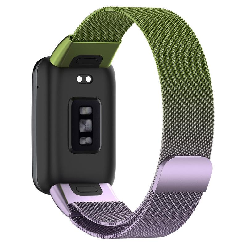 LWN rozsdamentes acél óraszíj csuklópánt csere óraszíj tartozékok, kompatibilis a Mi Band 7 Pro készülékkel