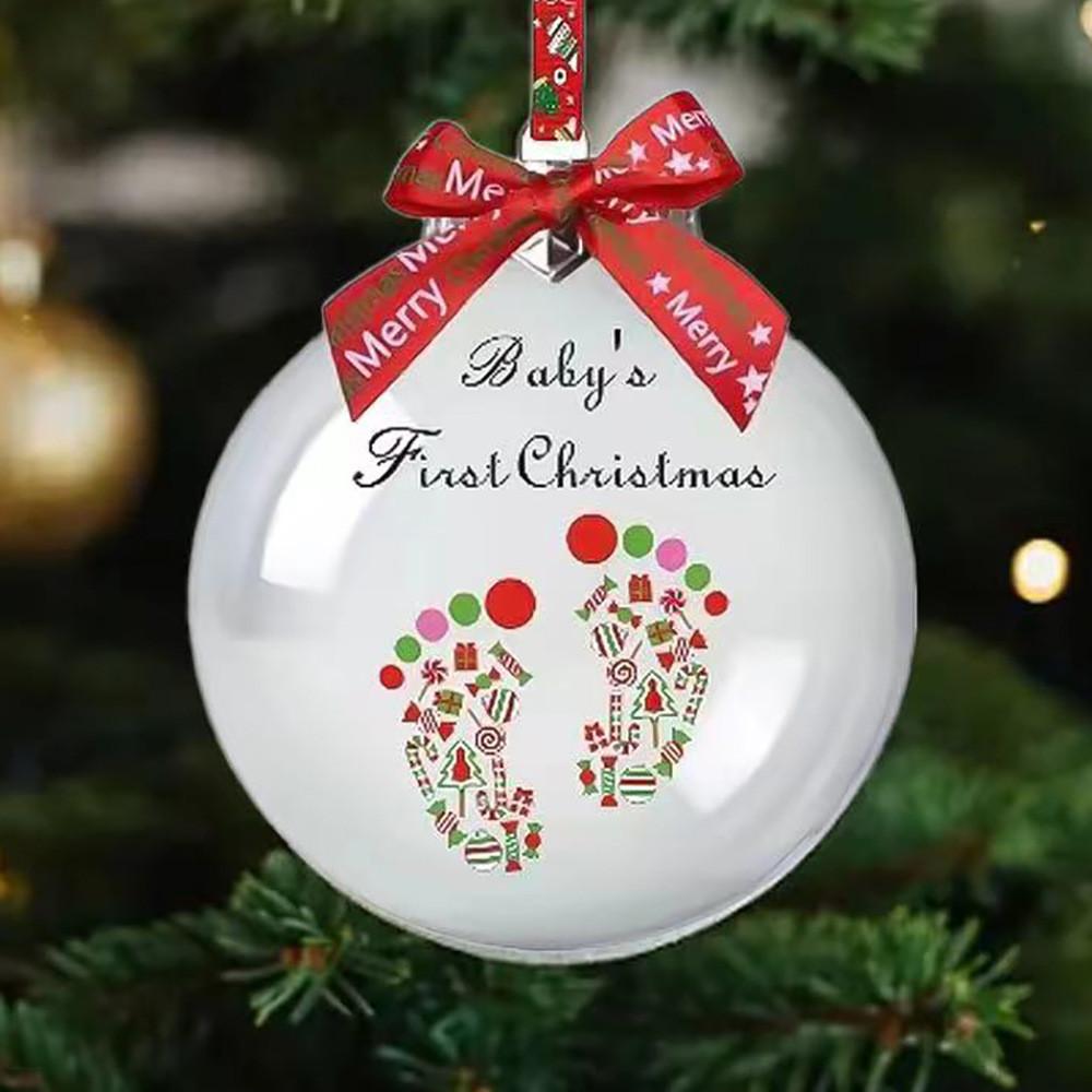 Ball Plastic Elegant Decorative Pendant For Christmas Celebrating Family Memories And Love