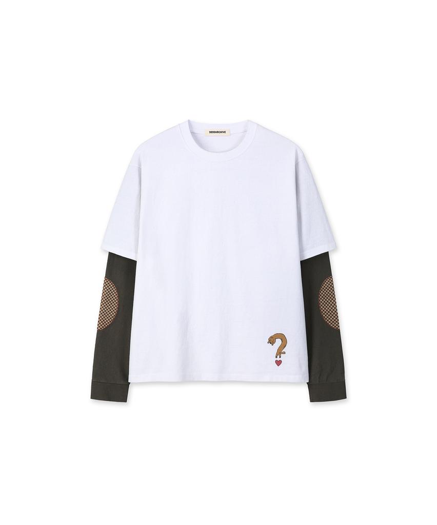 9999ARCHIVE [9999Xmiko] Layered Patch Long Sleeves