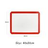 30/40/60cm Silicone Baking Mat Non-Stick Macaron Fondant Cookie Pad Oven Sheet Pastry Tools Rolling Dough Mat For Kitchen Cake