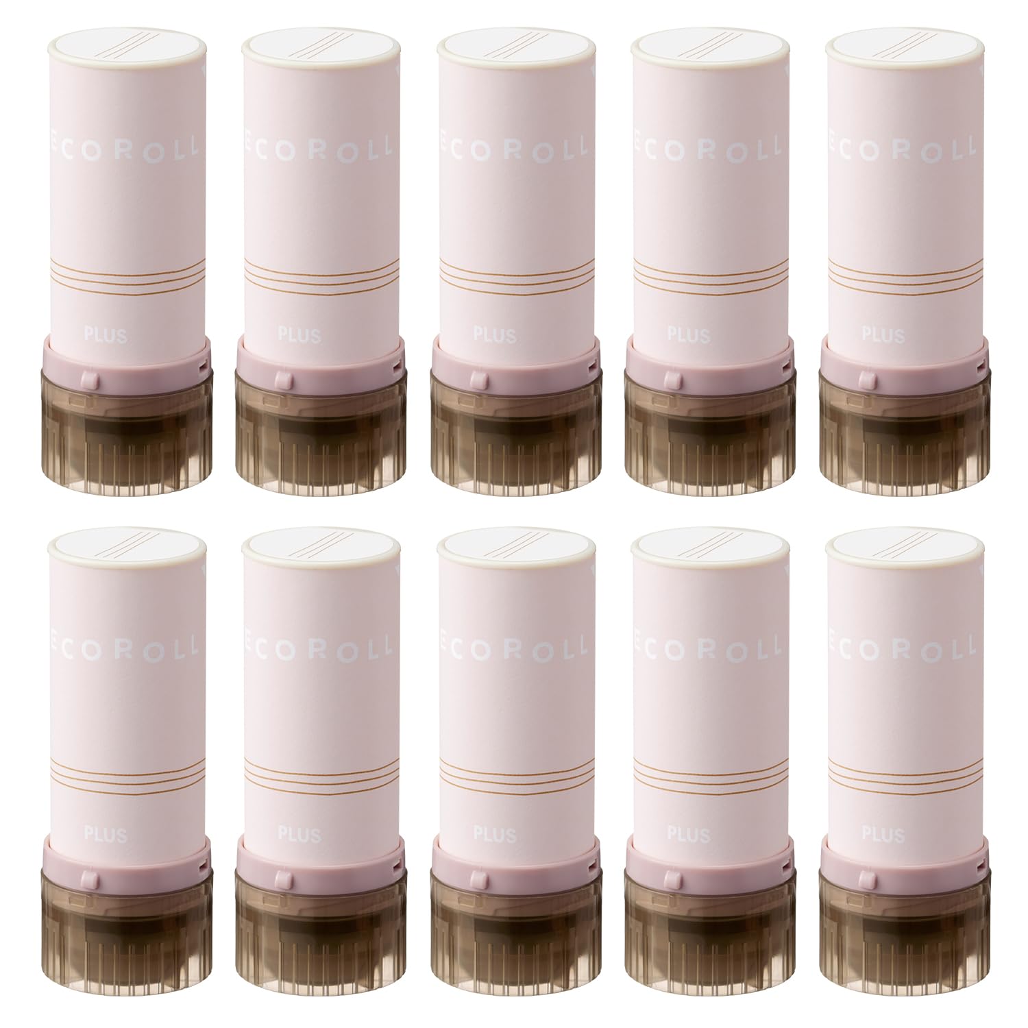 

Plus Roller Stamp Deco 5mm Set of Roll, Wide, Border, Beige, 10, IS-605DR, 40-193x10