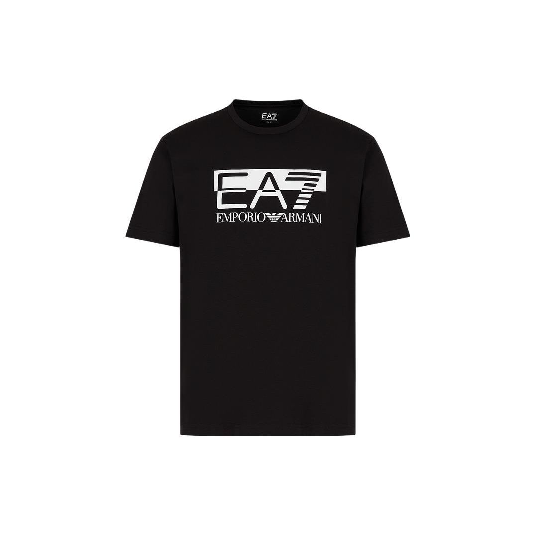 

Emporio Armani FW23 EA7 Series Logo Print Crew Neck Short Sleeve T-Shirt Men tops Black 6RPT62PJ03Z0200 S