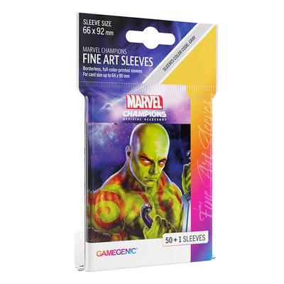Gamegenic Marvel Champions FINE ART Sleeves (Drax)