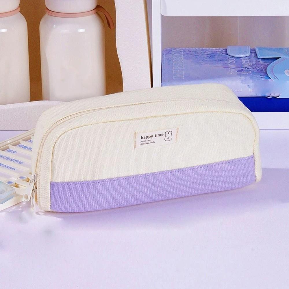 Cosmetic Pouch Pencil Bag Desktop Organizer Storage Bag Simple Stationery Bag Stationery