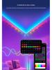 Bluetooth RGB Color-Changing Leather String Lights for Christmas, Outdoor, & Camping