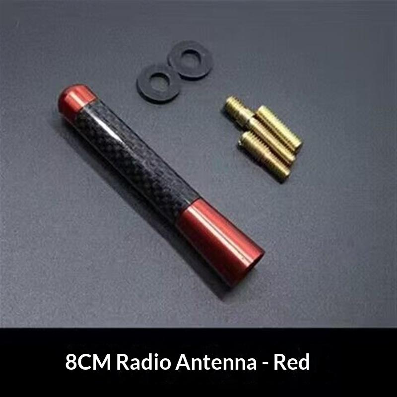 1 Set Universal Long Short Auto Roof Carbon Fiber Radio Aerial Accessories Enhanced Signal Tools Car Roof Antenna