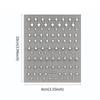 6Pcs Y2K Irregular Star Manicure Decals Gold Silver Color Letters Nail Decorations  Nail Supplies