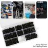 Self Tapping Screw Set Pan Head Tapping Screw Cross Head M3/M4/M3.5/M4.8 Assortment Kit Black Furniture Carbon Steel