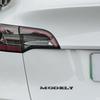 3D ABS Silver Red Black Logo Model Y X S Emblem Letters Nameplate Car Rear Trunk Badge Decal For Tesla Accessories