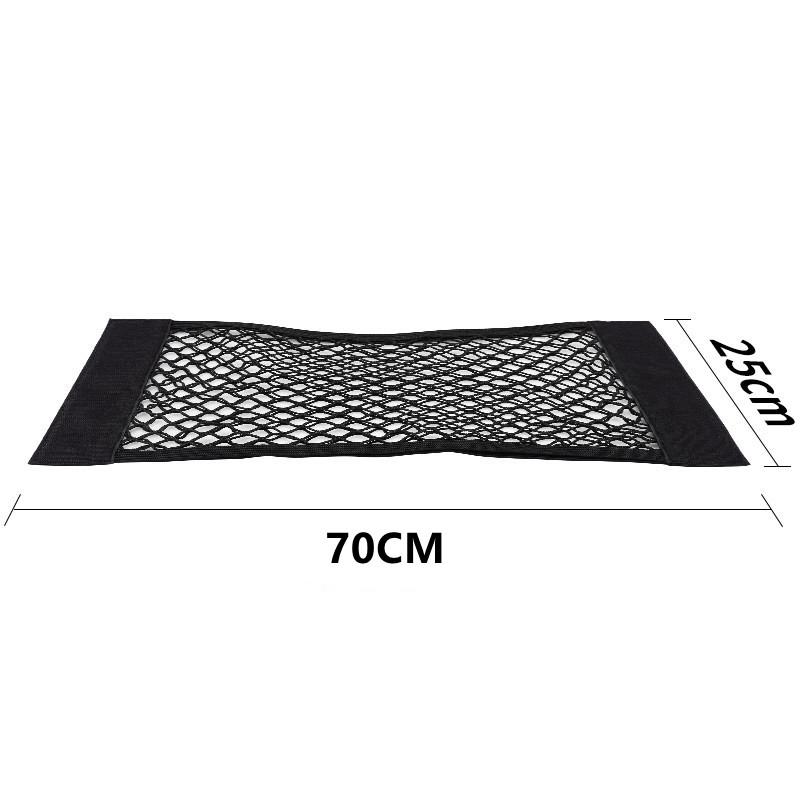 Rete Posteriore per Bagagliaio Auto Sedile Gabbia Elastica Organizzatore Auto Borsa da Schienale Rete con Cordino Velcro Magico Borsa Universale Tasca