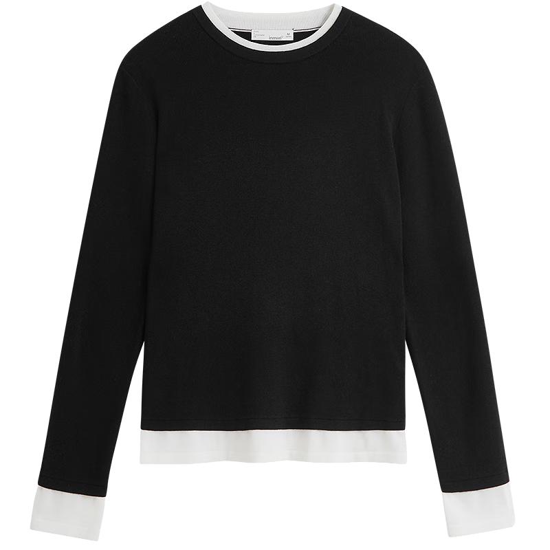 

INMAN Вязаный свитер с эффектом двухслойности и цветными блоками XL