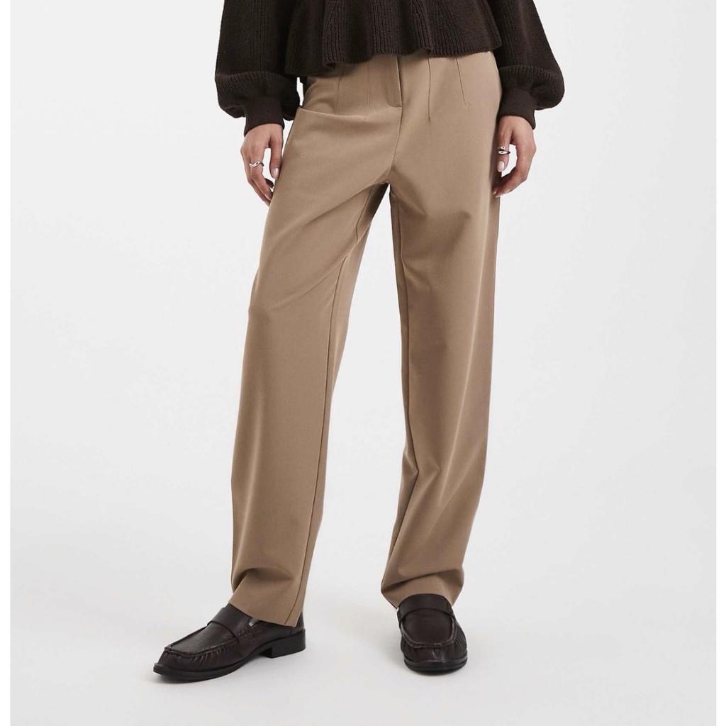 Women's High-waisted Straight Leg Trousers Casual Commute Office Pants