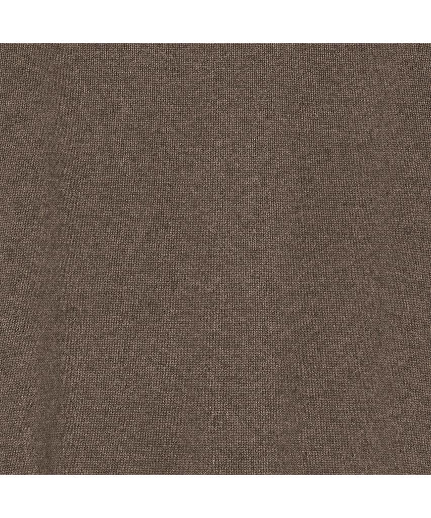 IOLO Merino Wool Saddle Crewneck_Brown