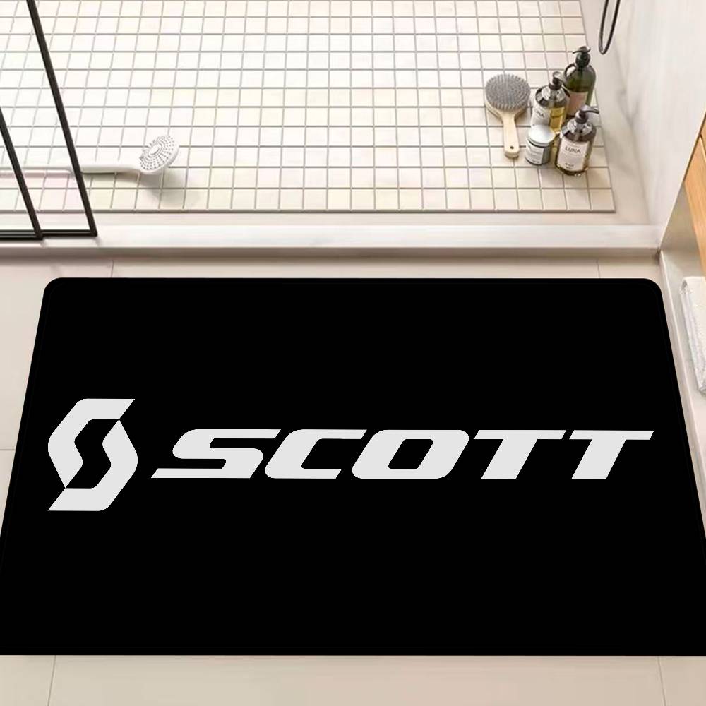Scott Bike Door Mat Nordic Style Home Doormat Bathroom-Toilet Mats Bedroom Bedside Mats