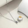 Stainless Steel Pet Urns Holder Necklace for Dogs Cats Pet Memorial NecklaceKeepsake Loss Pet Remembrance Gift Jewelry