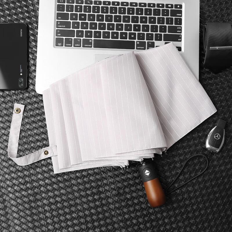 Nanqiao Automatic Windproof Striped Umbrella