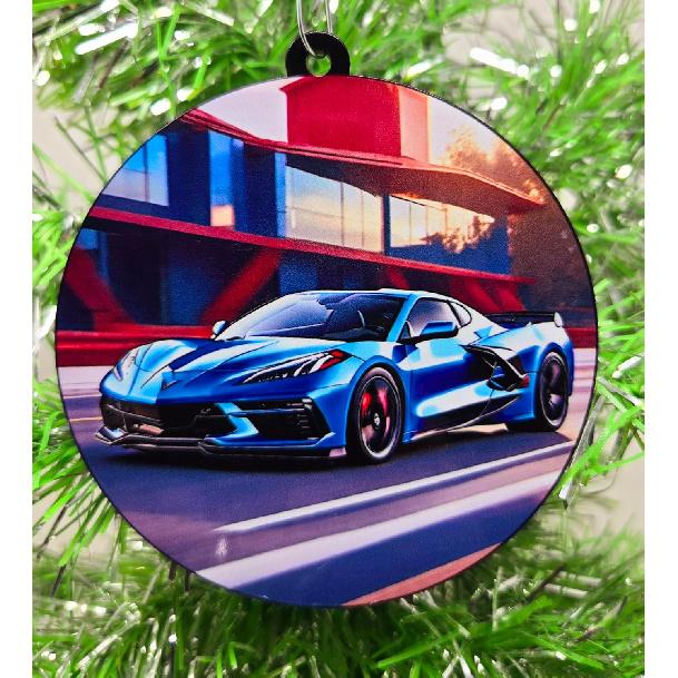 Rev Up - n Muscle - V8 - Sports Car Ornament - 500+ HP