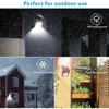 Lampe solaire - 4 pièces 30 LED - Détecteur de Mouvement - IP65 étanche