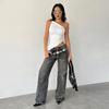 Women's Spring&Summer Irregular Hem Strapless Sweet Spice Style Tank Top