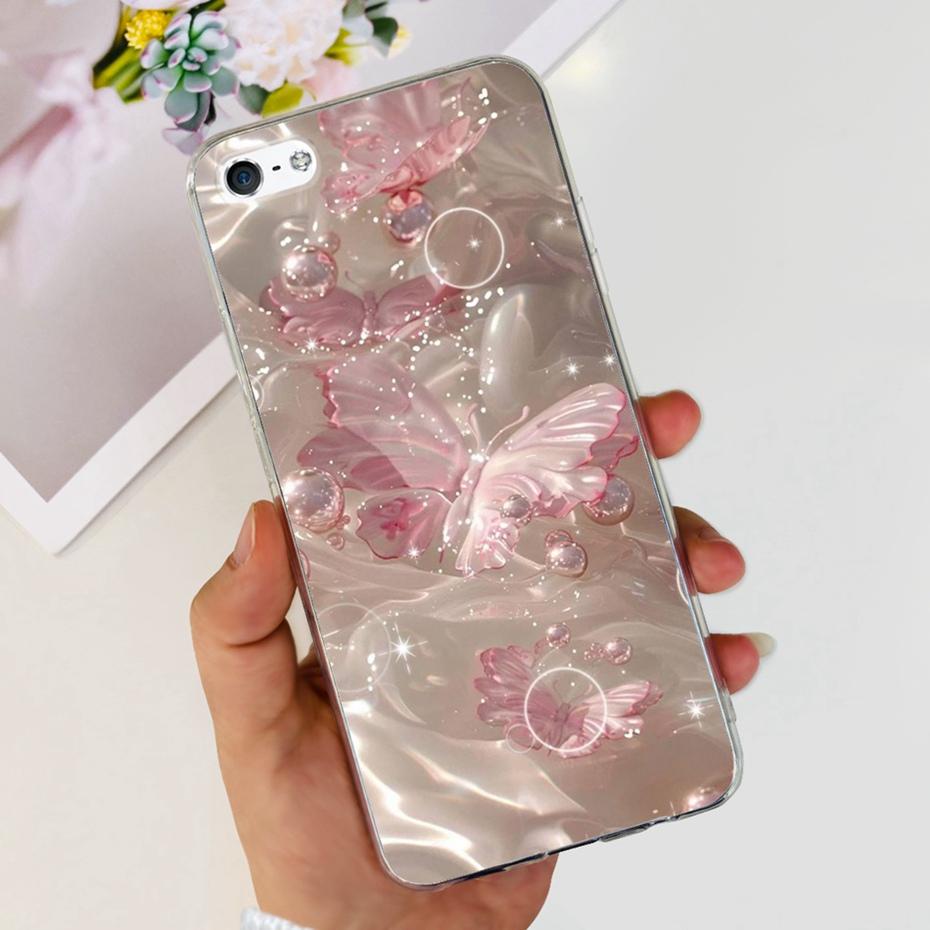 Lovely Printing Phone Case For iPhone 5 5s SE (2016) Soft Silicone TPU Back Cover For iPhone SE 2016 iPhone5 iPhone5s 4.0"