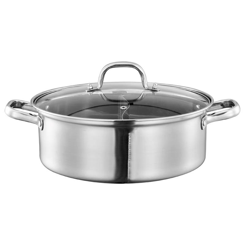 Wutuo Stainless Steel Induction Divided Hotpot