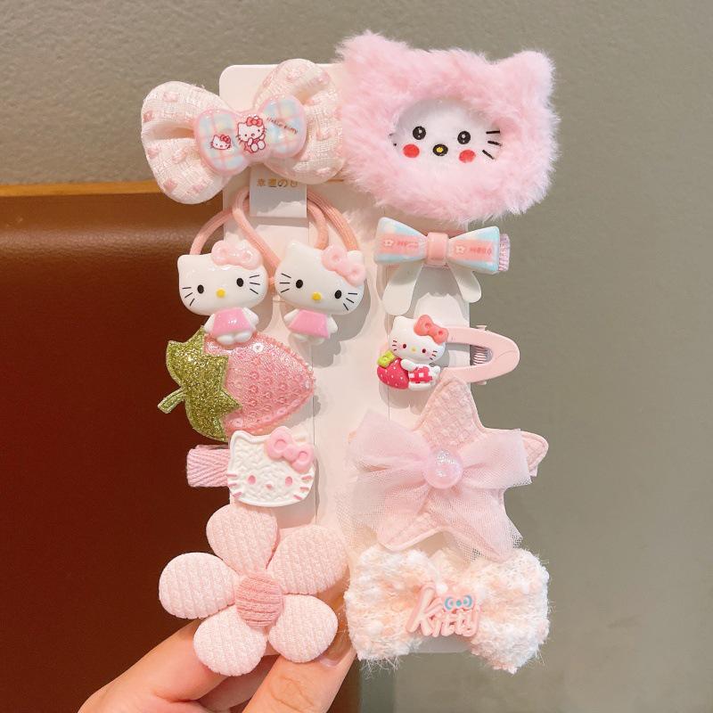 Cute Plush Butterfly Hair Clips for Girls - 2025 Style Duckbill Hairpins for Kids