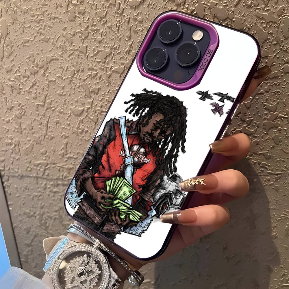 L-Lucki Rapper Gemini For iPhone 17,16,15,14,13,12,11,Mini,Pro,E,SE4,XS,MAX Purple Shockproof Candy Matte Cover