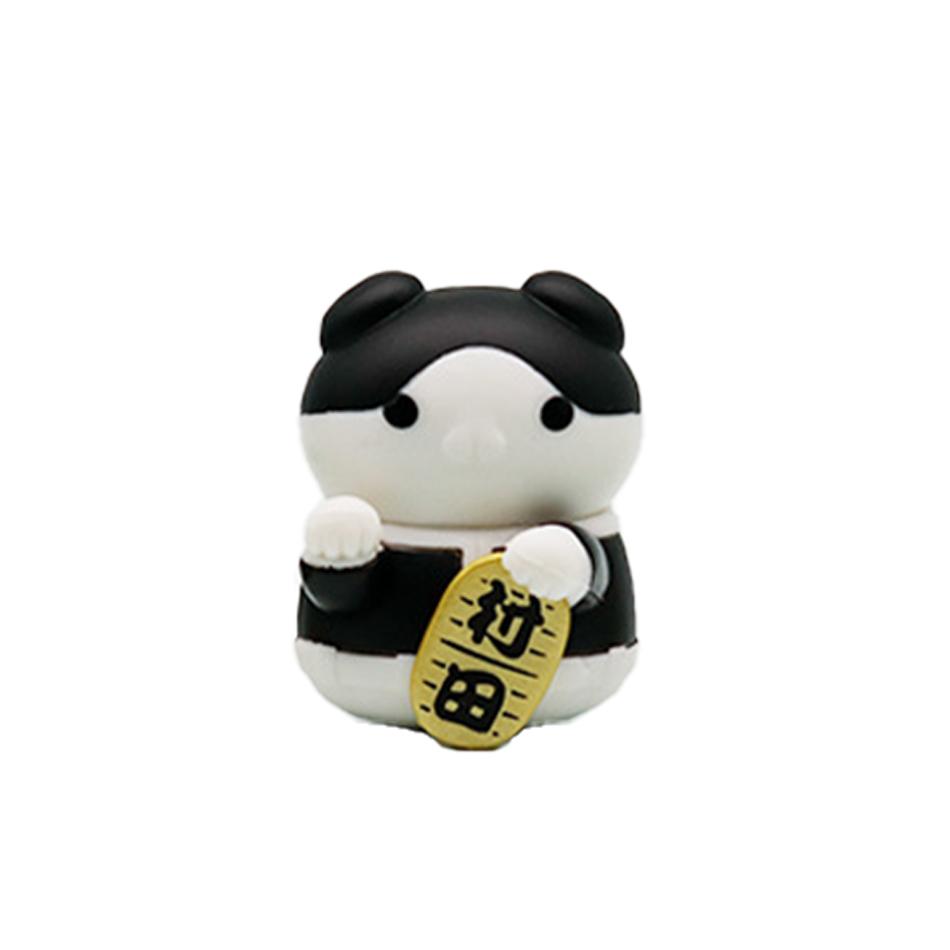 Demon Slayer Lucky Cat Anime Figure Blind Box Rengoku Tanjiro Inosuke Kawaii Cute Model Toy Desktop Car Ornaments Birthday Gift