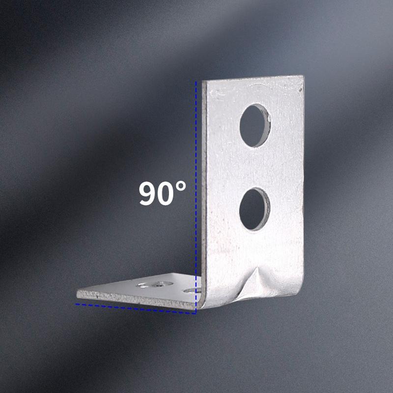 12 buc. Suporturi de colț în formă de L Colțuri de colț din metal Suport de perete pentru raft de sertar Fixare colțuri în unghi drept Brace Feronerie pentru mobilier