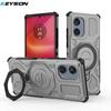 KEYSION Funda Magnética Antigolpes para Motorola Edge 50 Fusion 5G con Soporte de Anillo Vertical para MOTO Edge 50 Fusion 5G