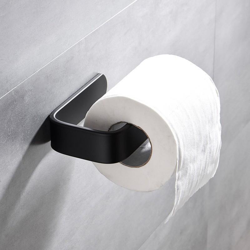 Kitchen Paper Towel Holder Wall-Mounted Self-Adhesive Roll Dispenser For Paper Film Cloth Kitchen Bathroom Hardware Accessories