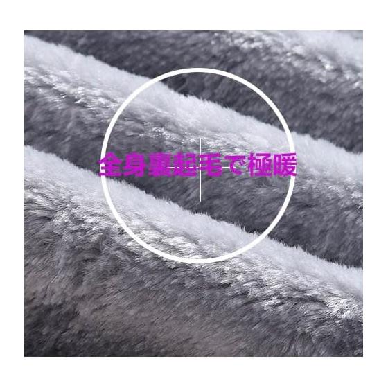 [ANGELCITY] Jersey Men's Top and Bottom Set Room Wear Sweatshirts Long Sleeve Parka Setup Winter Hooded Cold Protection Windproof Fleece Lined