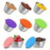 Portable 304 Stainless Steel Sauce Cup with Silicone Sealed Lid for Outdoor Seasoning