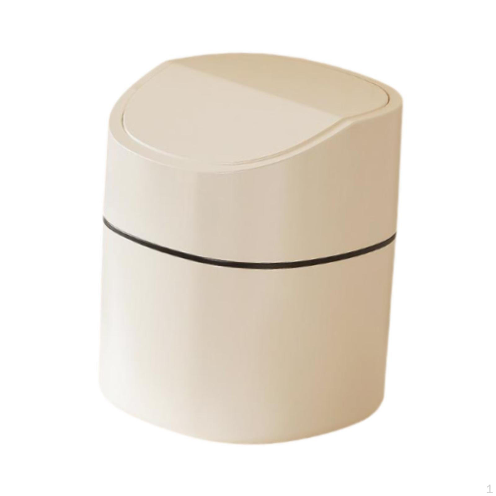 

Compact Garbage Bin for Home and Outdoor Use Swing Lid 13x16cm