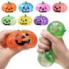 2026 Halloween Pumpkin Squishy Soft Maltose Pumpkin Squeeze Balls Anti-stress Slow Rebound Pinch Toy Halloween Gifts