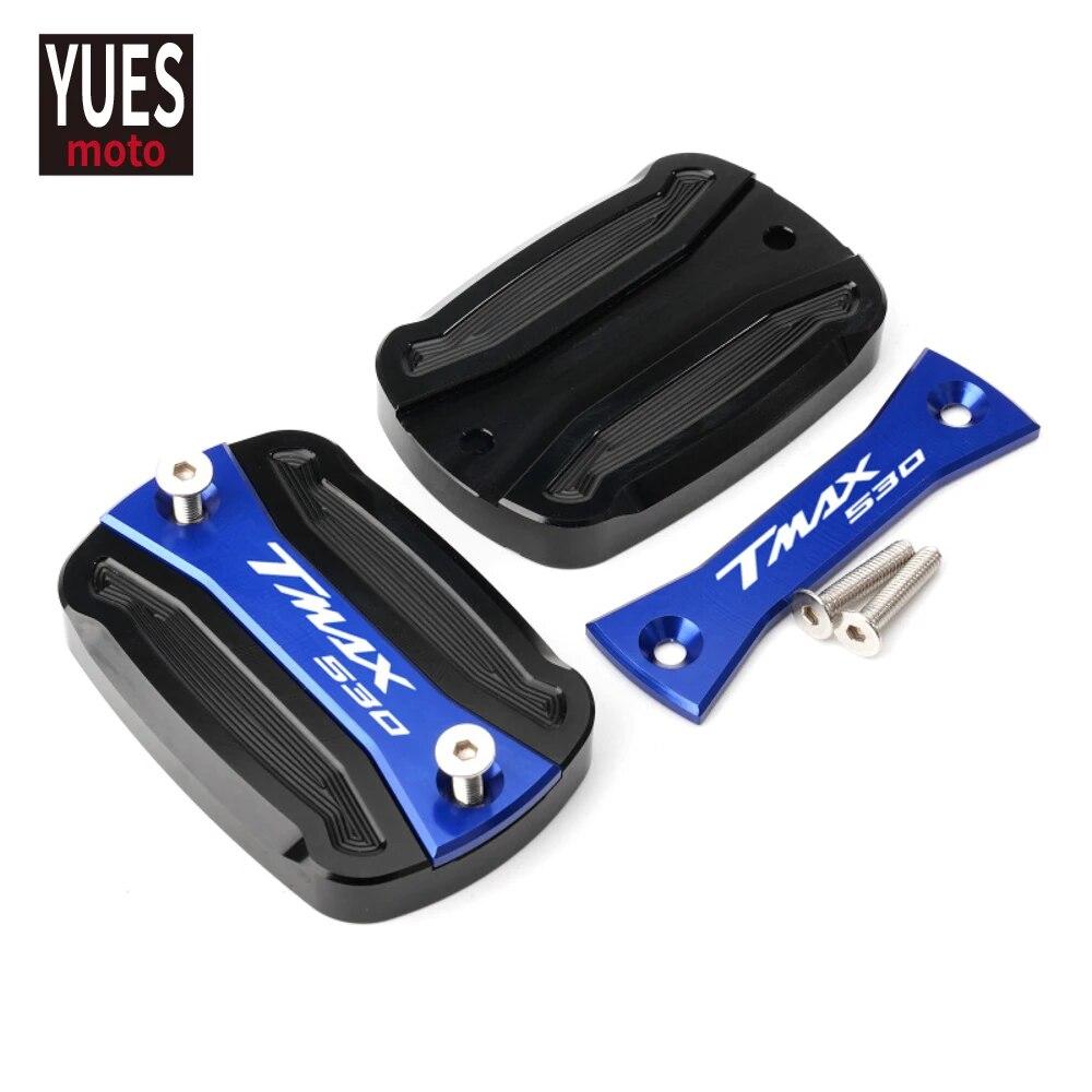 Příslušenství k motocyklu CNC hliníkový kryt víčka nádržky brzdové kapaliny pro Yamaha T Max 500 2004-2011 tmax 530 DX SX 2012-