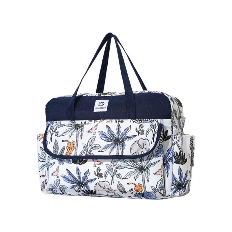 Modna Wielofunkcyjna Torba dla Mamy Wodoszczelna i Stylowa Przechowywanie Pieluch Wiele Wzorów dla Kobiet w Ciąży!