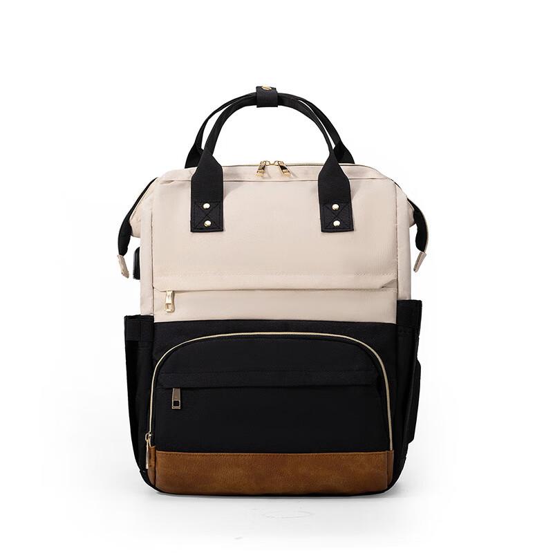 Aiyijiu Multi-functional Color-block Maternity Backpack