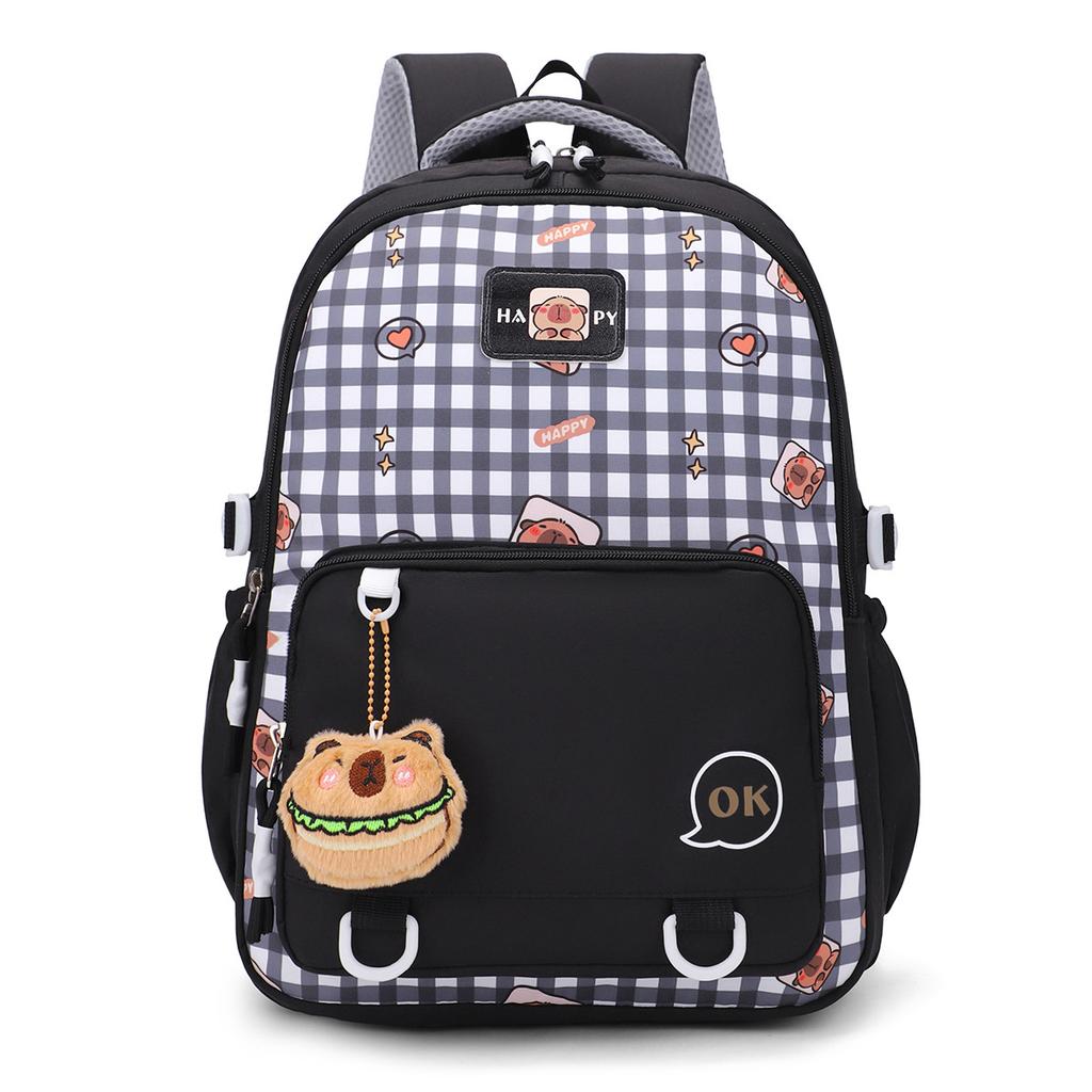 New backpack cute niche design junior high school student schoolbag large capacity travel college wind backpack