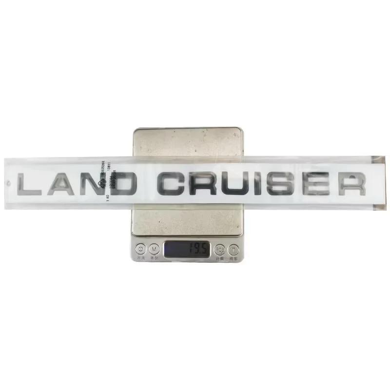 Land Cruiser 3D ABS Letters Sticker Hood Emblem Badge Exterior Modification For 2021-2023 Toyota Land Cruiser 300 LC300  VXR GXR