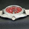 MENS VINTAGE REFURBISHED SEIKO 5 AUTOMATIC JAPAN RED COLOR DIAL WATCH A440371-9 Sk-a440371-1