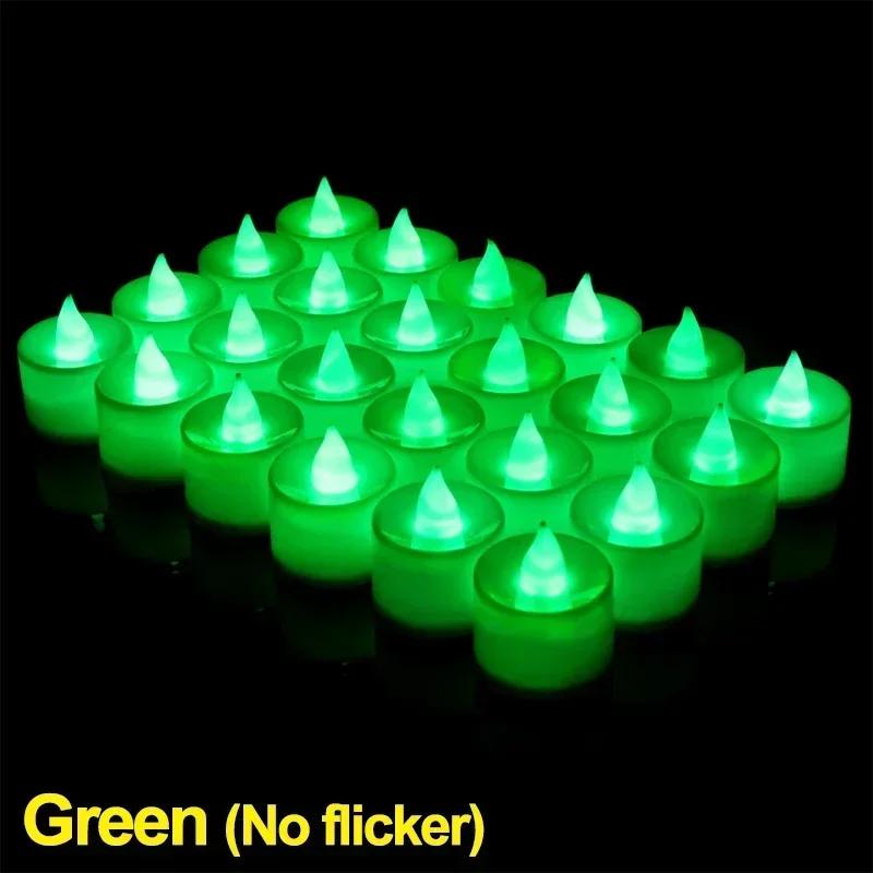 6/1 Sticks Led Candles With Batteries Color Battery Drive Tea Light Fake Candle Lights Wedding Birthday the Party Household