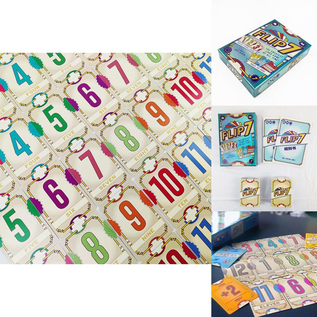 Flip7 Card Game For Party Gatherings With Educational And Interactive Features For Family And Friends