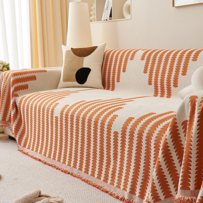 

Легкий роскошный чехол для дивана из шенилла, универсальное полотенце для дивана Four Seasons, устойчивое к царапинам у кошек, подушка для дивана Premium Feeling 150x180