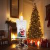 Christmas Candle Night Light Tabletop Ornament - Luminous Scene Decor & Gifts