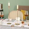 3Pcs Rust-proof Luxury Candlestick High Footed Candle Containers  Christmas Decoration