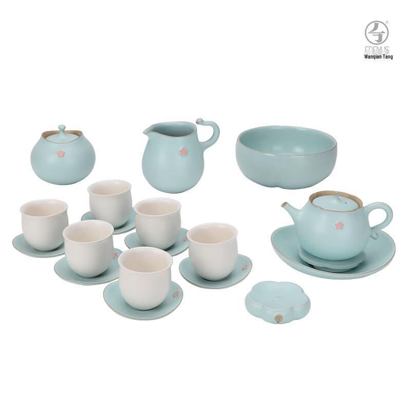 Edenus Budding 02 Celadon Ceramic Tea Set