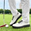 Golf Shoes Men's Lace Up Autumn Fashion Casual Sports Shoes Outdoor Fitness Grass Anti Slip Golf Walking Shoes Size 39-48