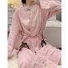 Women's Lightweight Kimono Yukata Long Sleeve Over-the-Knee Robe
