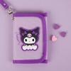 Kuromi Cute 3-tier Necklace Wallet